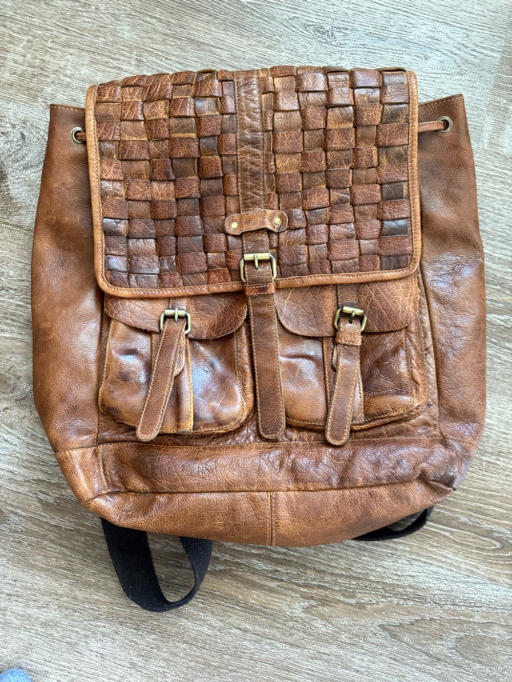 BED STU LEATHER BACKPACK